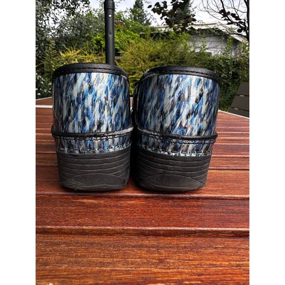 Dansko Women’s Professional Blue Waves Clog Nurse Shoe Size 39/US 8-8.5 - Picture 4 of 11